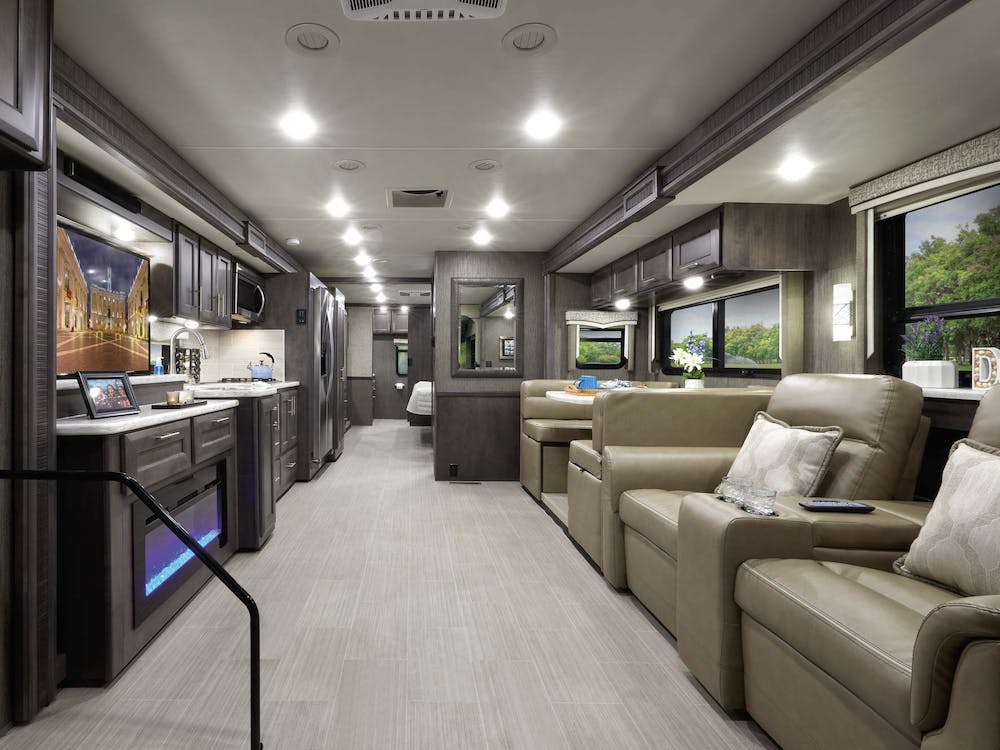 Challenger Class A RV Interior