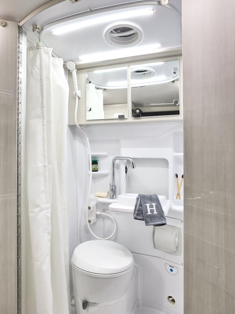 2022 Thor Sanctuary Class B RV 19P Bathroom - Radiant Silver Radiant Silver Cabinetry - Sprinter Van