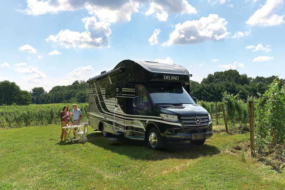 2020 Thor Delano Mercedes Sprinter RV Lifestyle at the winery