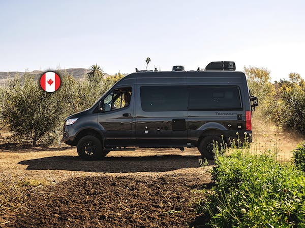 Tranquility Sprinter Class B Van in desert