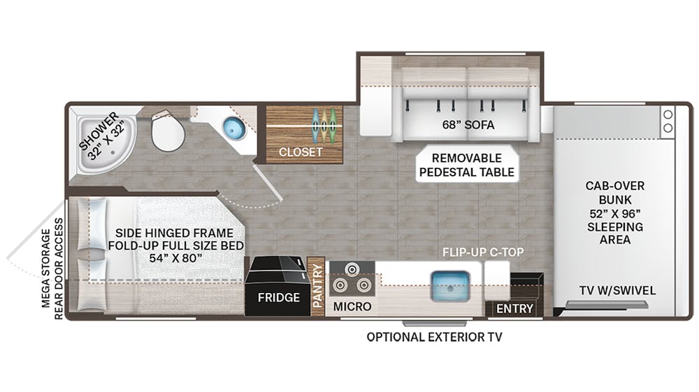 Chateau 26X · Floor Plan