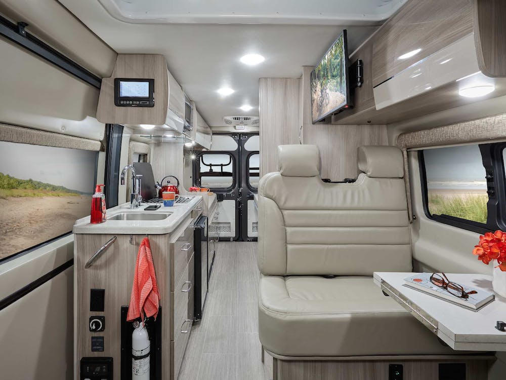 2021 Thor Sequence Class B RV 20A Front to Back - Miami Miami Modern Cabinetry