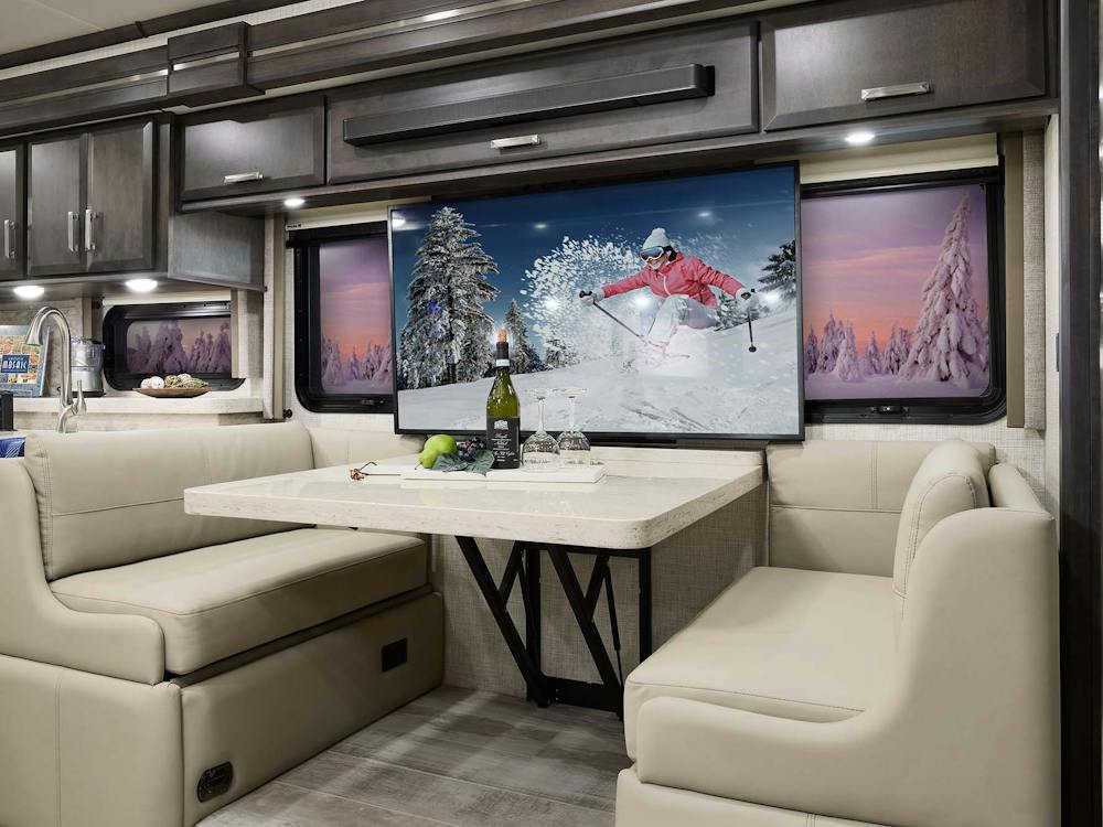 2022 Thor Tuscany Class A Diesel Pusher RV 45BX Dream Dinette® - Studio Collection™ Portofino Regatta Cabinetry