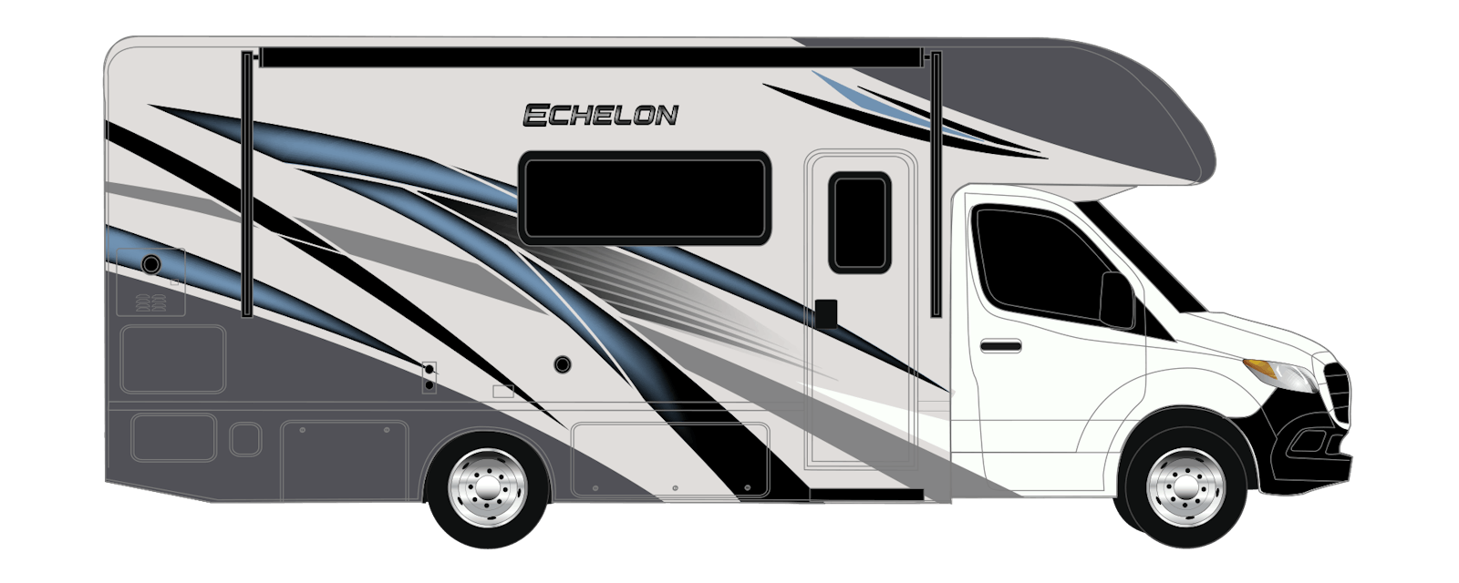 2024 Echelon Sprinter Blue Oyster Partial Paint