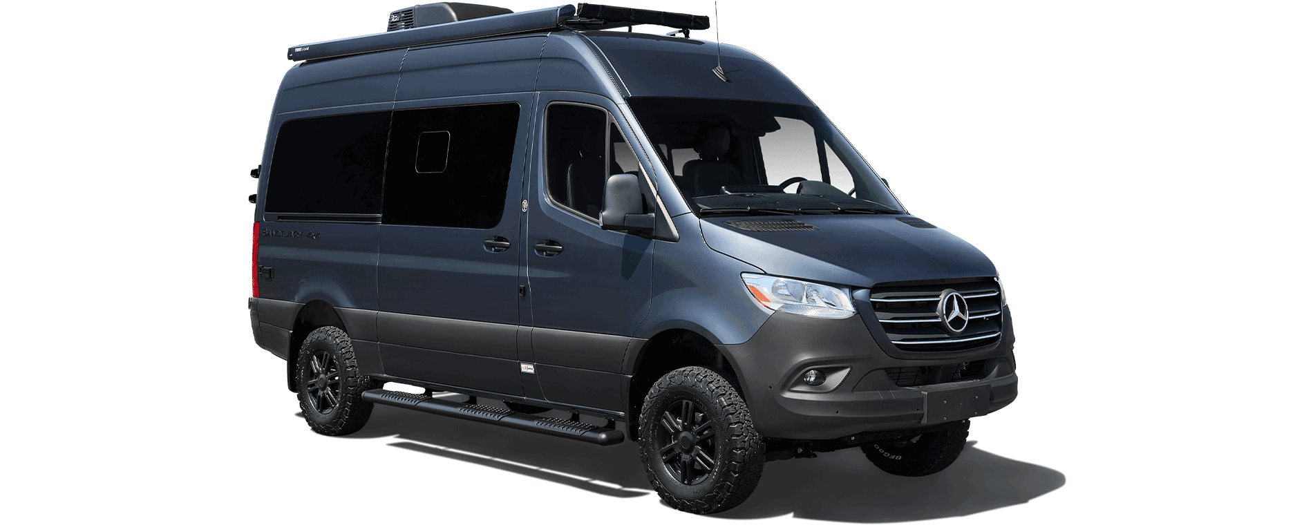 Sanctuary Mercedes-Benz Class B Sprinter with Tenorite Gray exterior paint