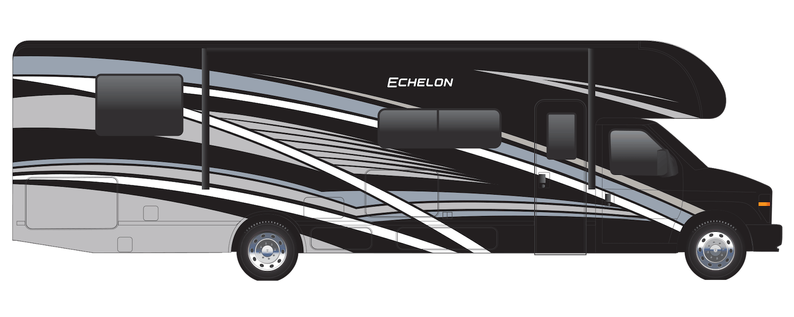 2023 Thor Echelon Class C RV Lake Tahoe Full Body Paint Exterior Artwork