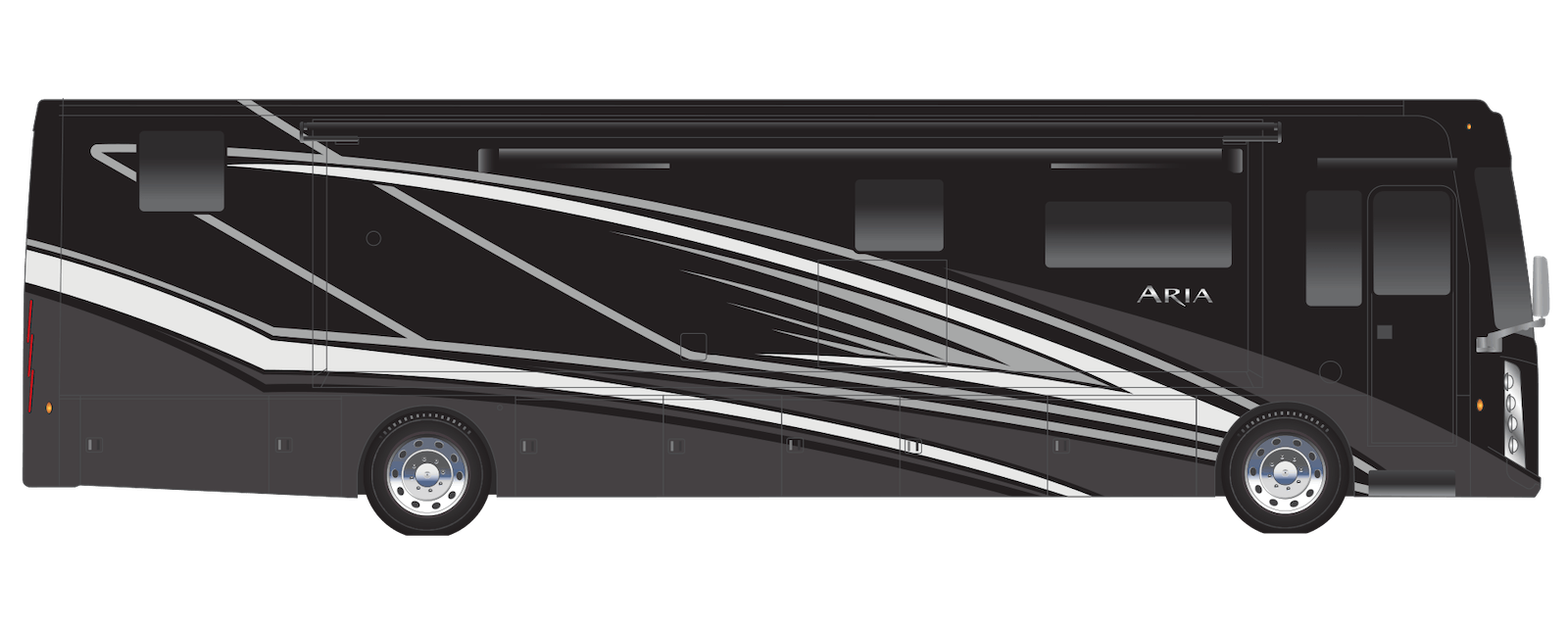 2023 Thor Aria Class A Diesel Pusher RV Lattitude Full Body Paint Exterior Artwork