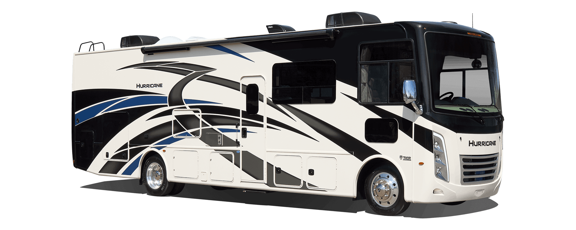 Hurricane Class A RV Great Lakes Partial Paint Exterior